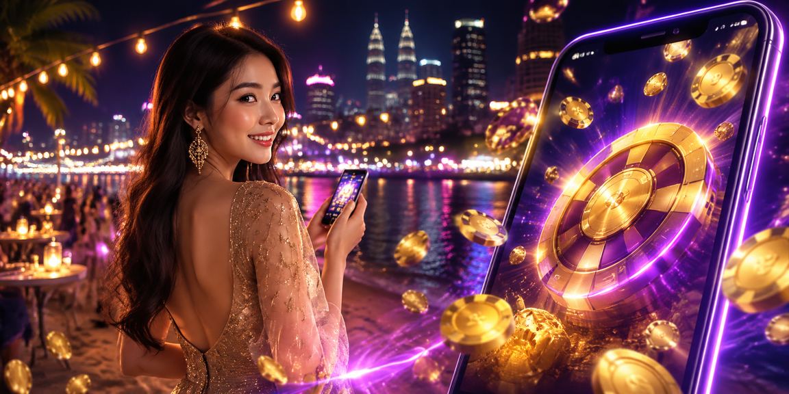 Paparan kasino mudah alih gaya Melayu di Kuala Lumpur